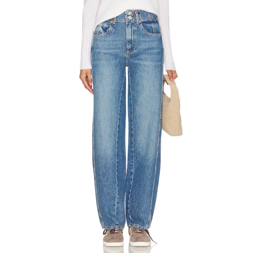 Free People x We The Free Aster Straight Leg Jeans in Swarm